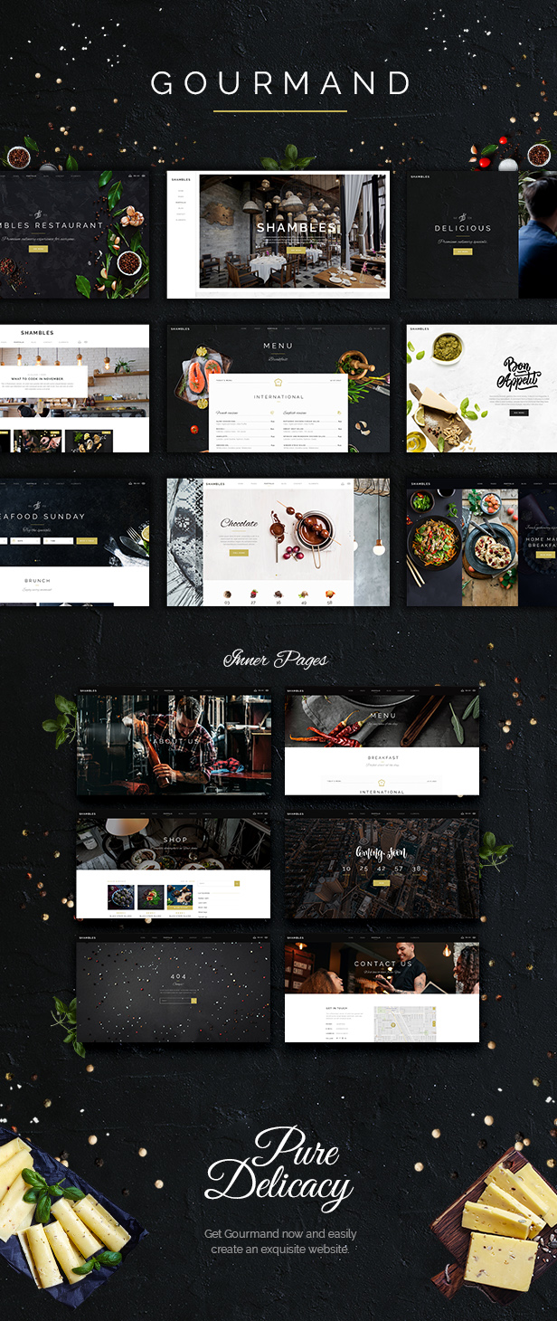 Gourmand - Restaurant, Bistro & Chef Theme - 1